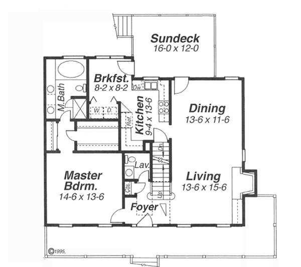 First Floor image of FAIRFIELD House Plan